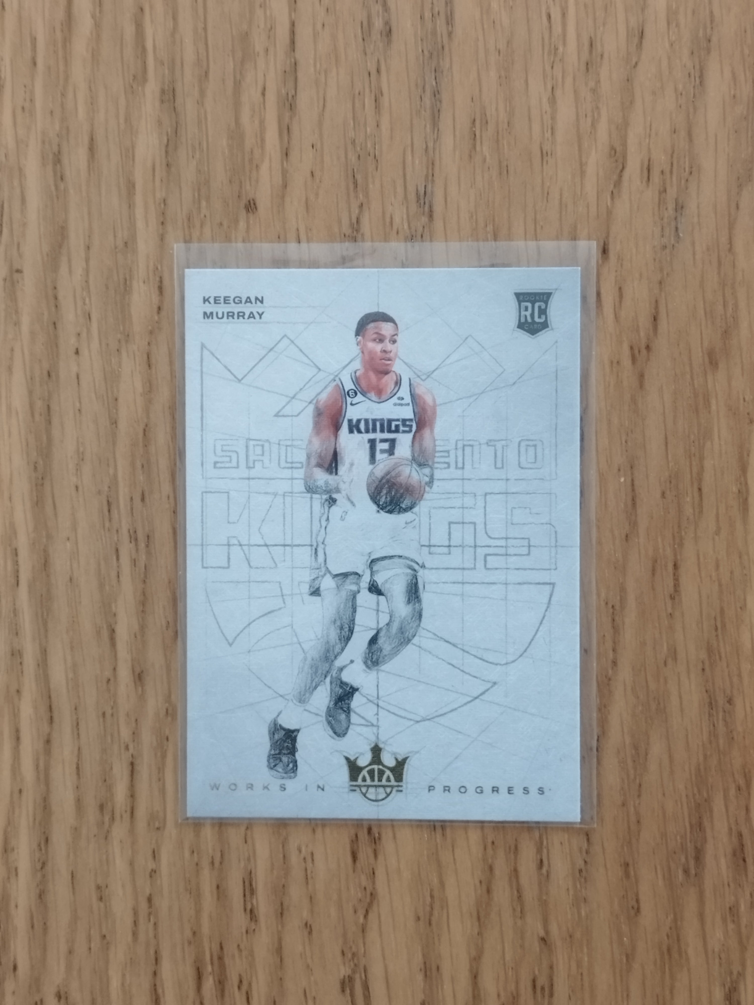2022-23 Panini Court Kings — Works in Progress #15 — Keegan Murray RC