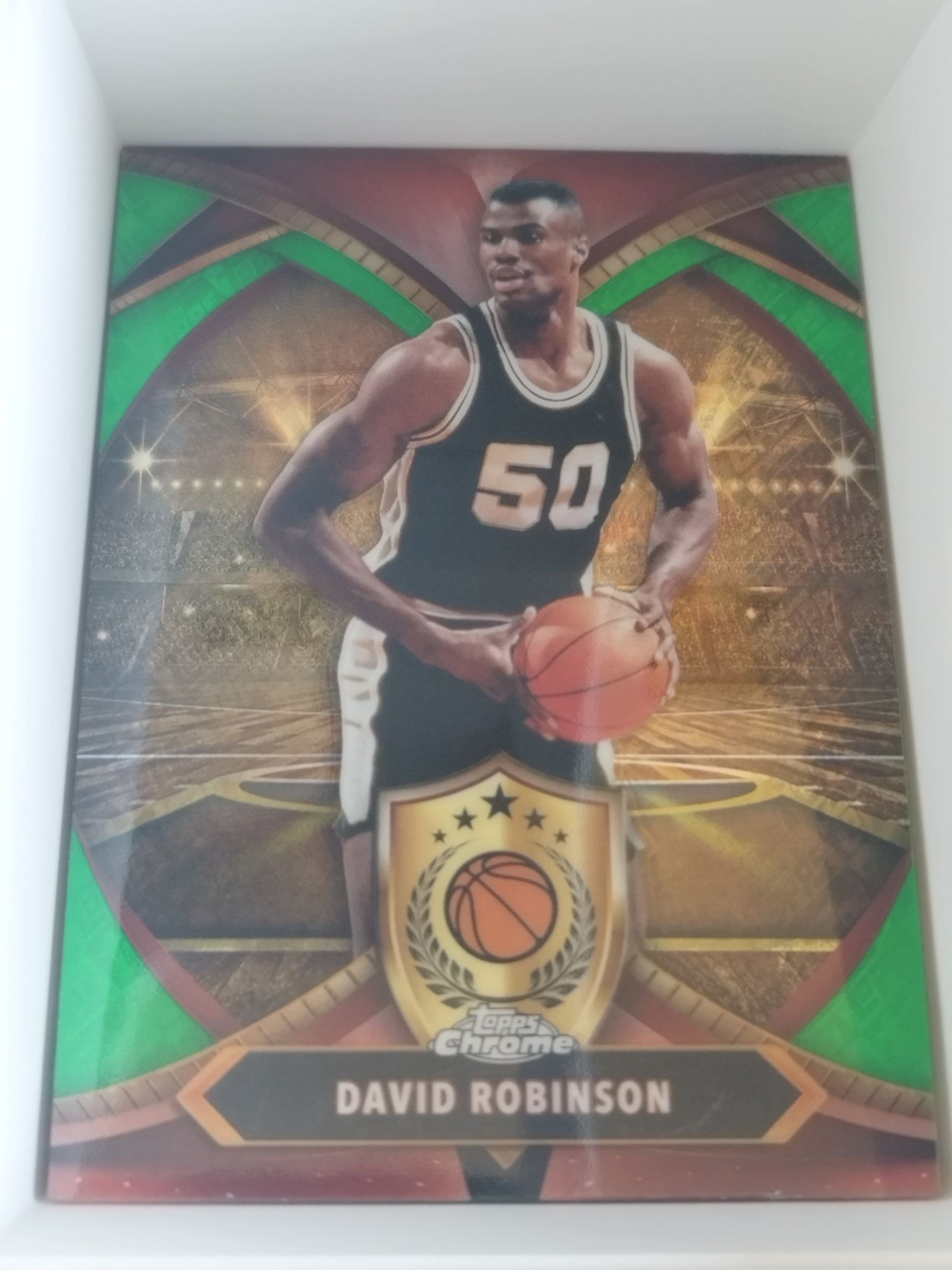 David Robinson Green Refractor Ball of Duty — 2024-25 Topps Chrome #BOD-25