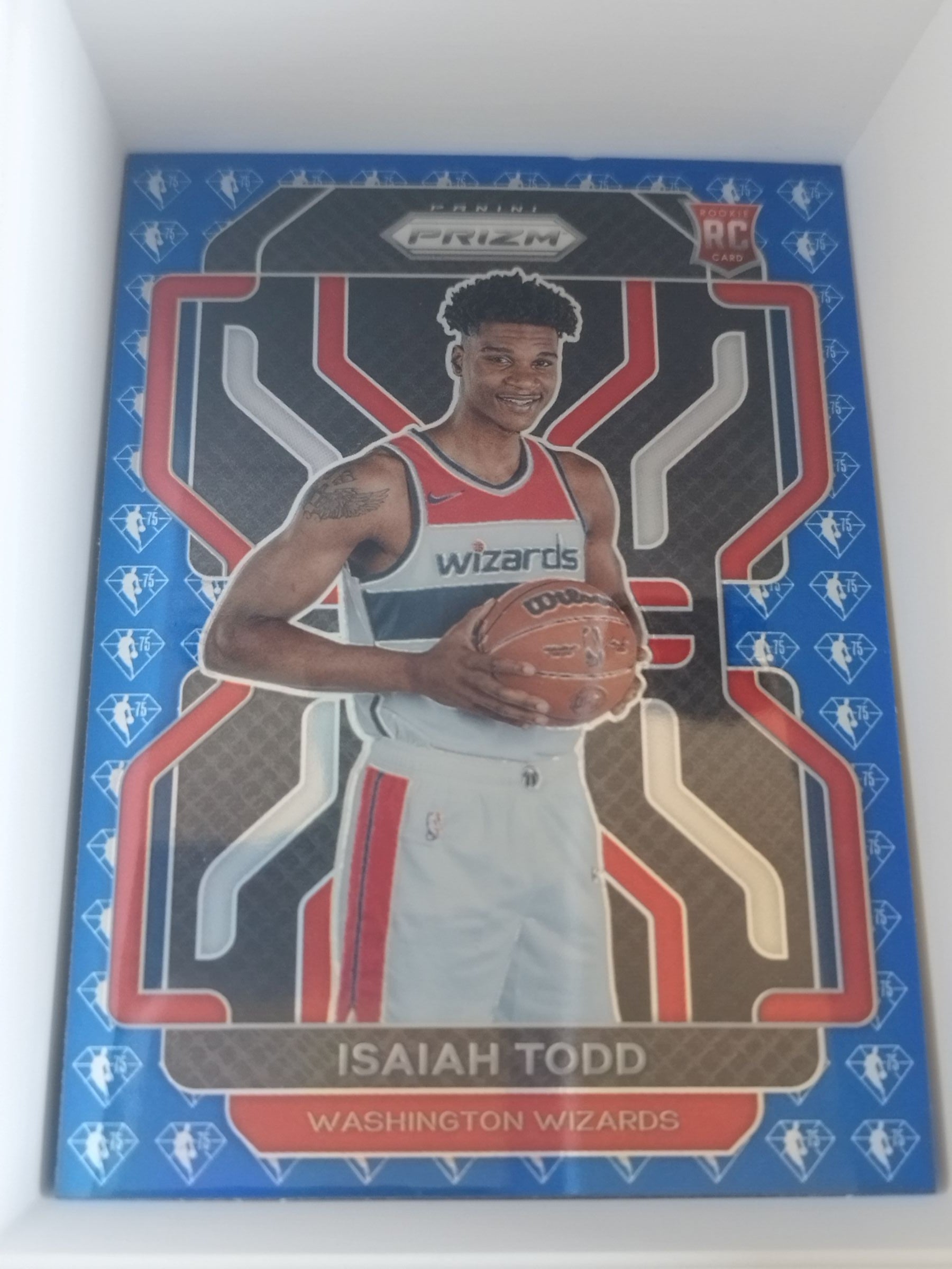 Isaiah Todd RC NBA 75th Anniversary Prizm — 2021-22 Panini Prizm #299