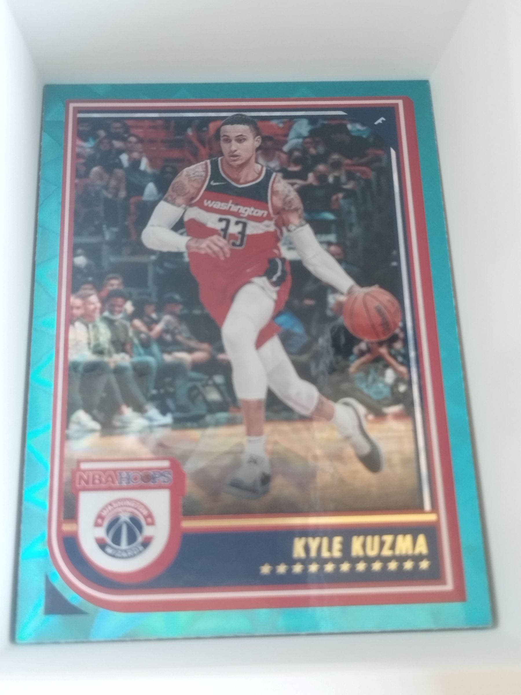 Kyle Kuzma Teal Explosion — 2022-23 Panini NBA Hoops #113