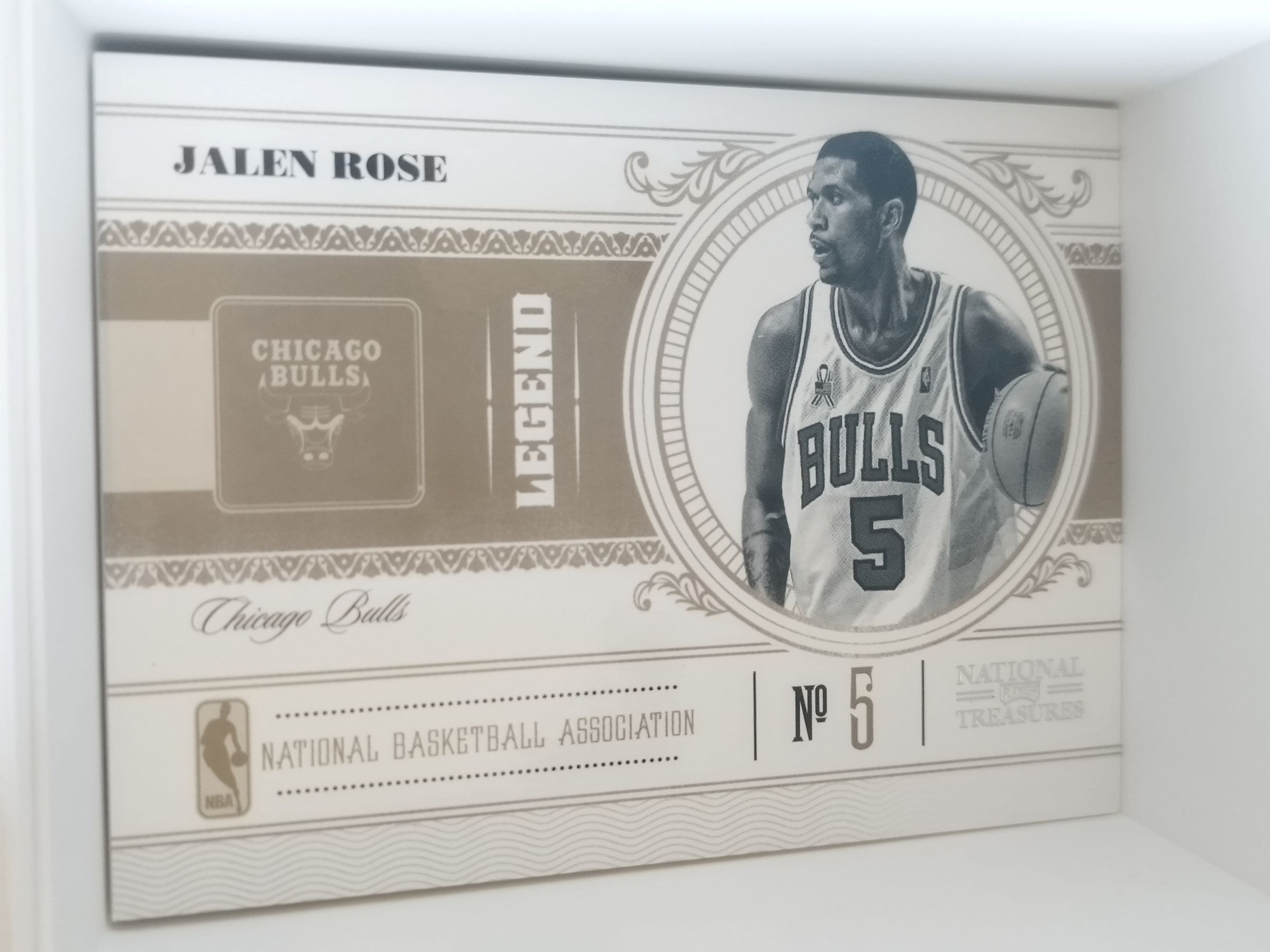 Jalen Rose Legend /99 — 2010-11 Playoff National Treasures #163