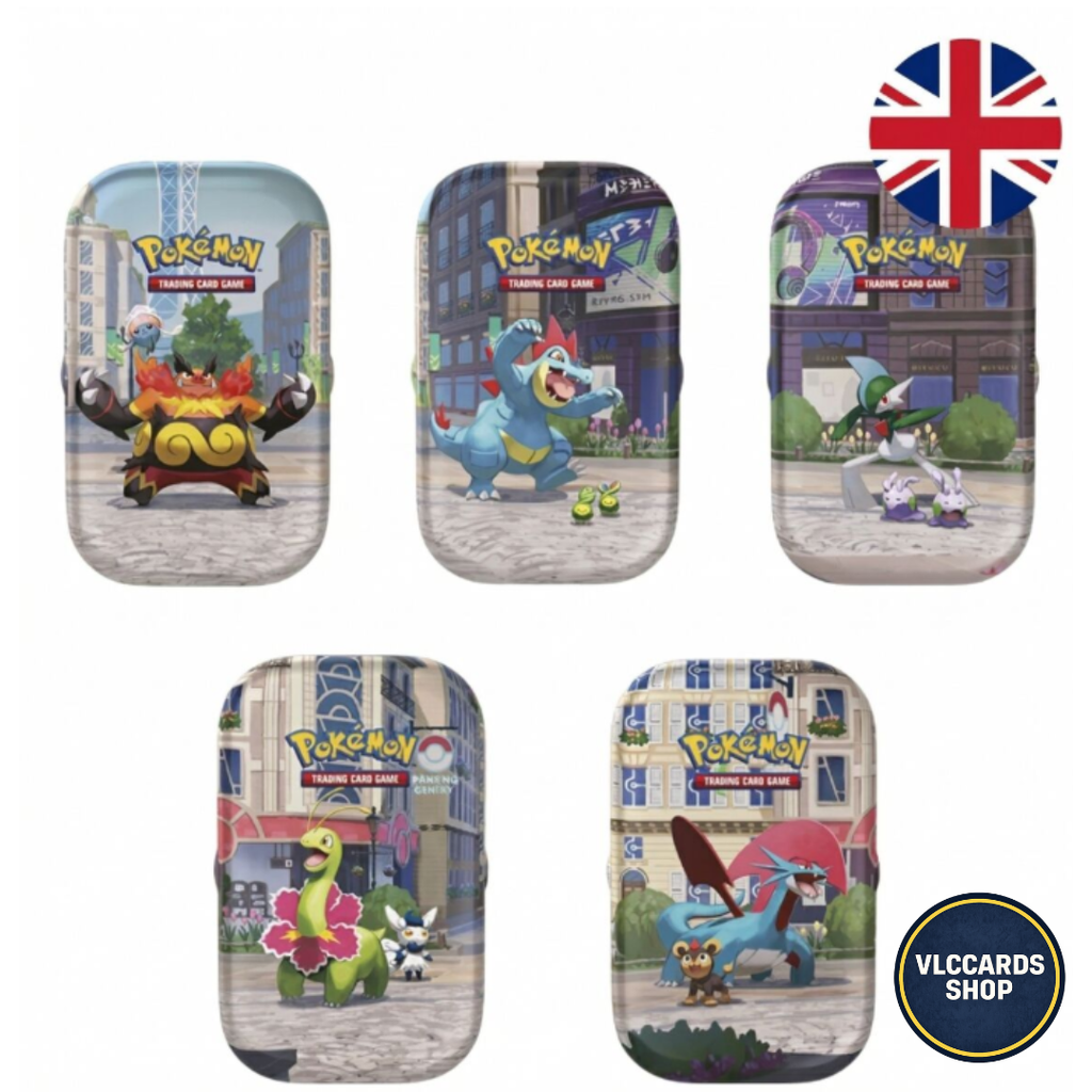 Mini Lata Pokémon TCG Summer ex — 2 Sobres | Inglés | Surtido 5 Modelos