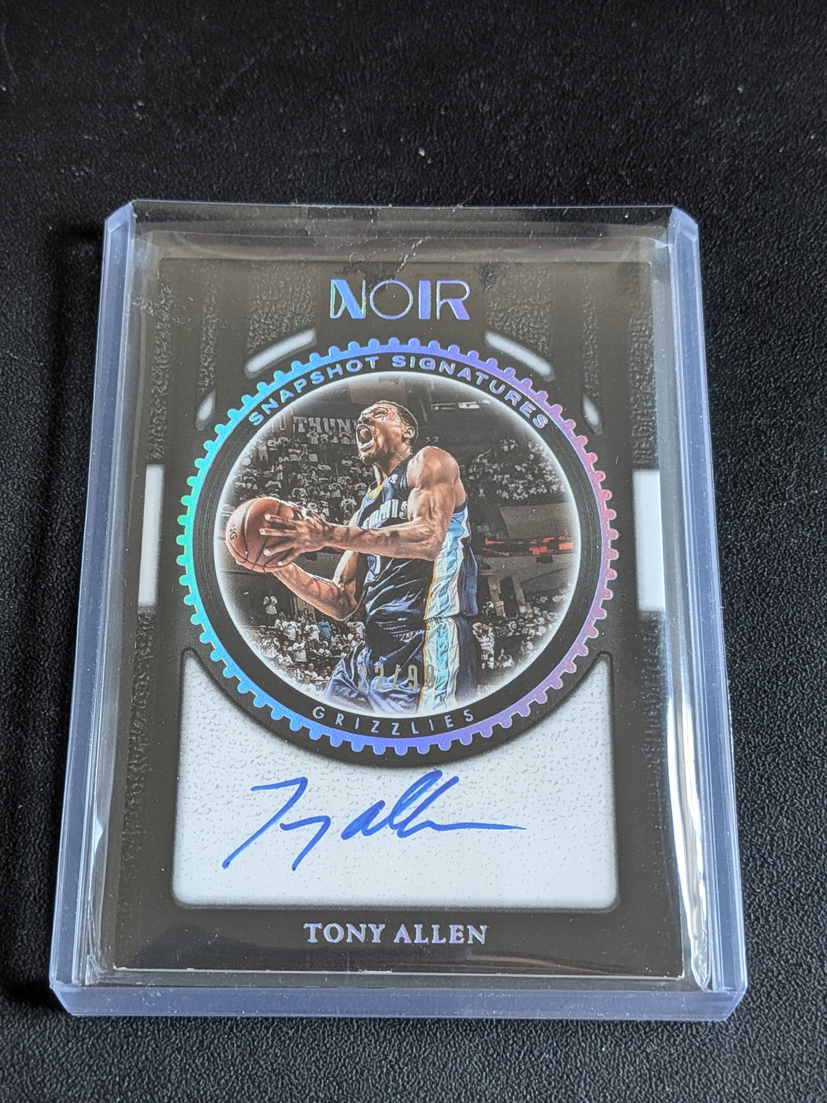 Tony Allen Snapshot Signatures Auto /99 – Panini Noir 2023-24