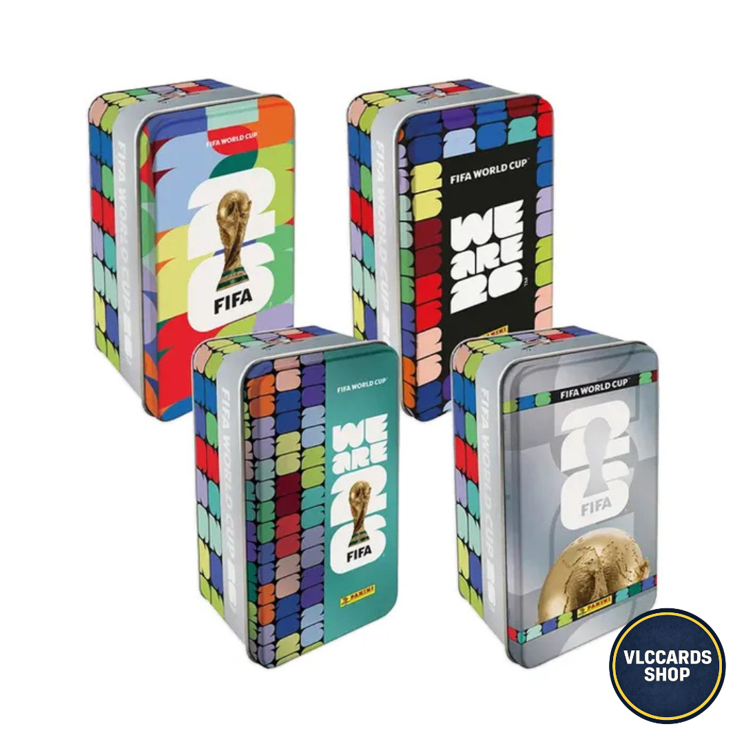 Tin Box FIFA World Cup 2026 — 16 Sobres (112 Cromos)