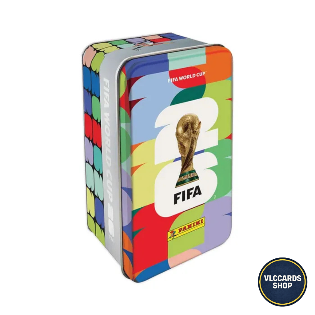 Tin Box FIFA World Cup 2026 — 16 Sobres (112 Cromos)
