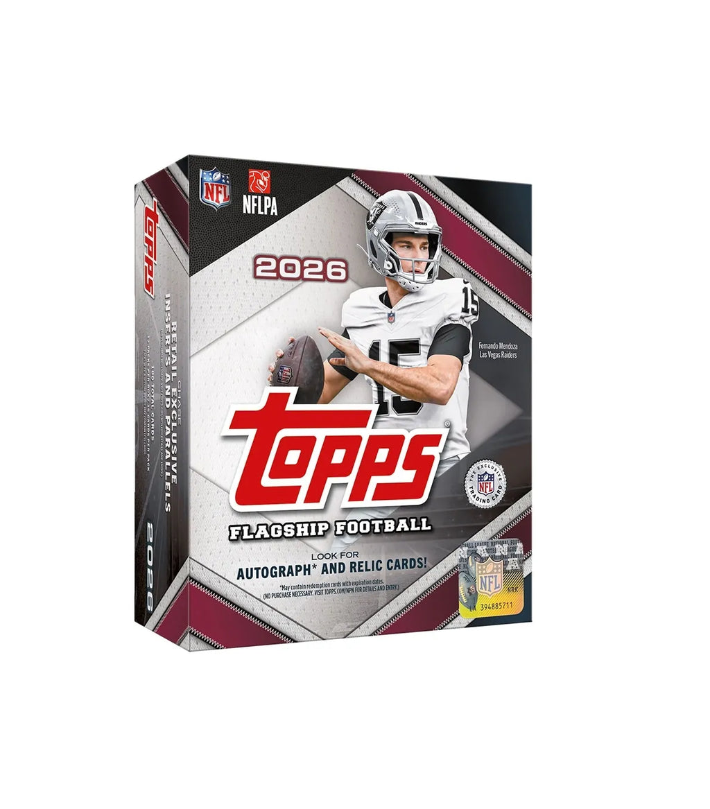 Mega Box Topps Flagship Football 2026 NFL (12 Sobres)