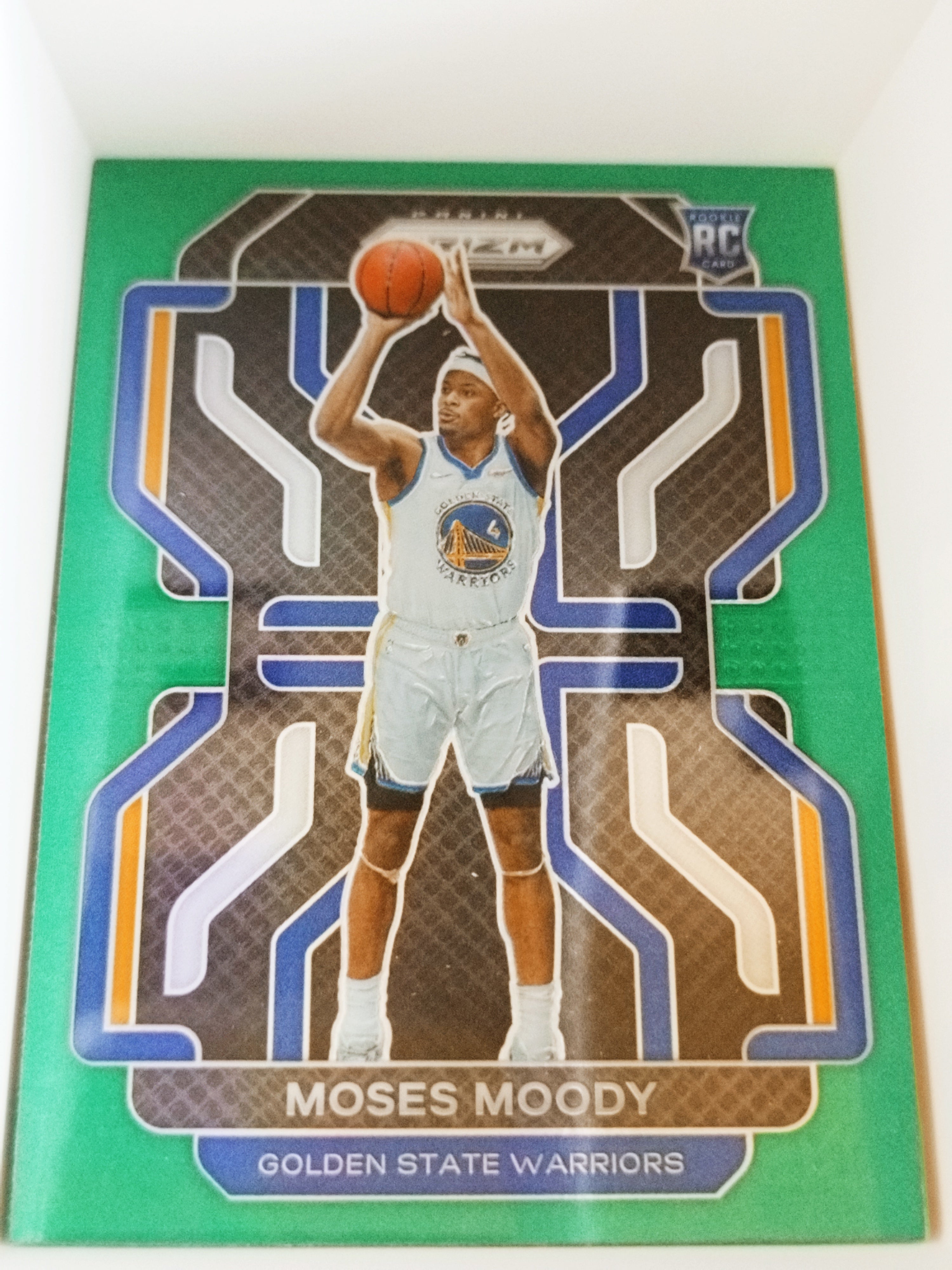 2021-22 Panini Prizm - Green Prizm #308 - Moses Moody