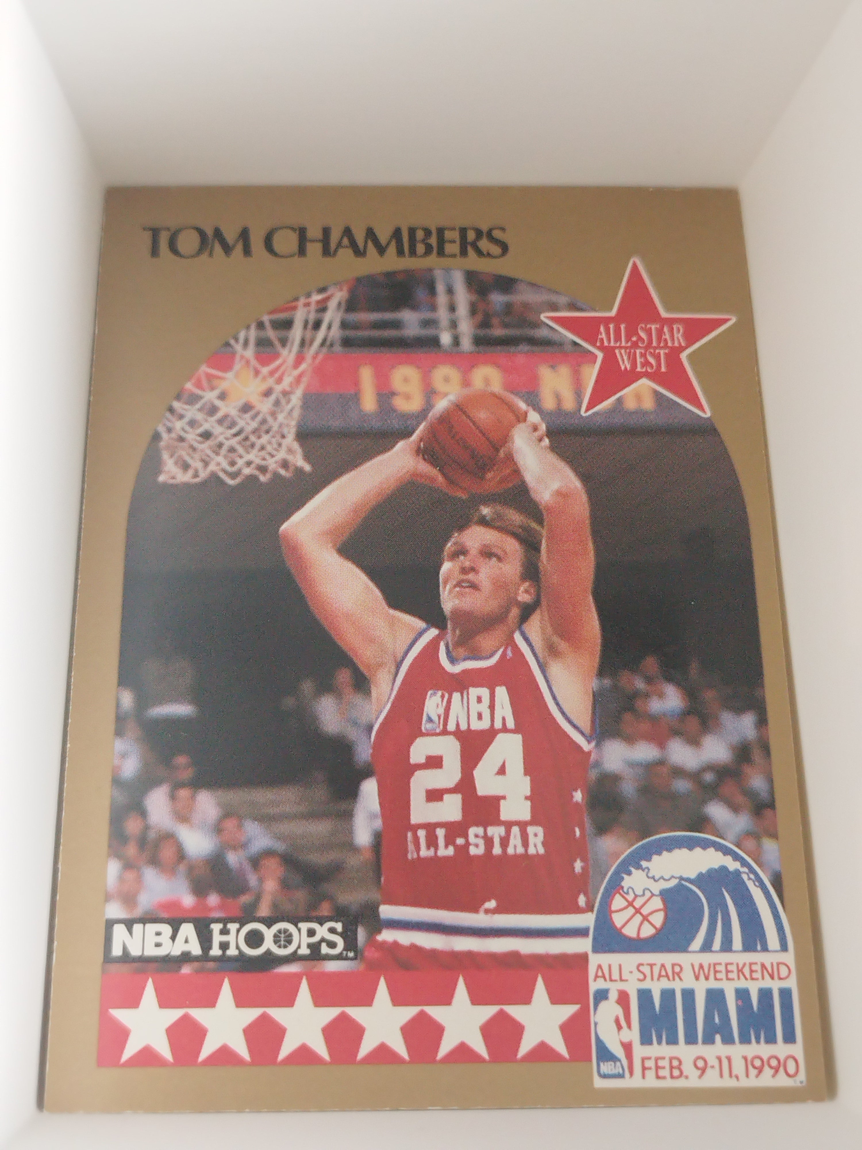 Tom Chambers 1990-91 NBA Hoops All-Star Game Base #15