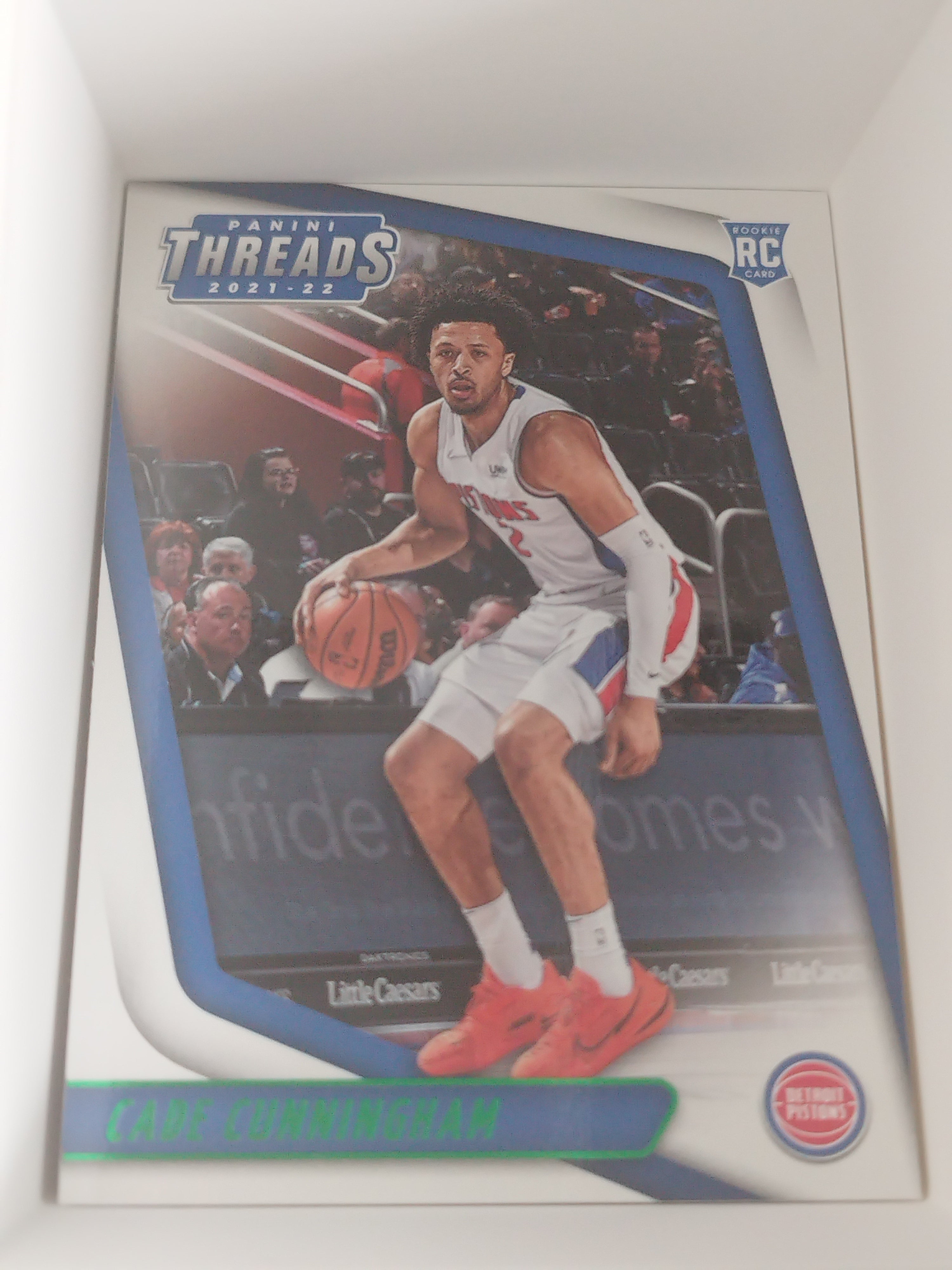 Cade Cunningham 2021-22 Panini Chronicles Threads Green Base #79
