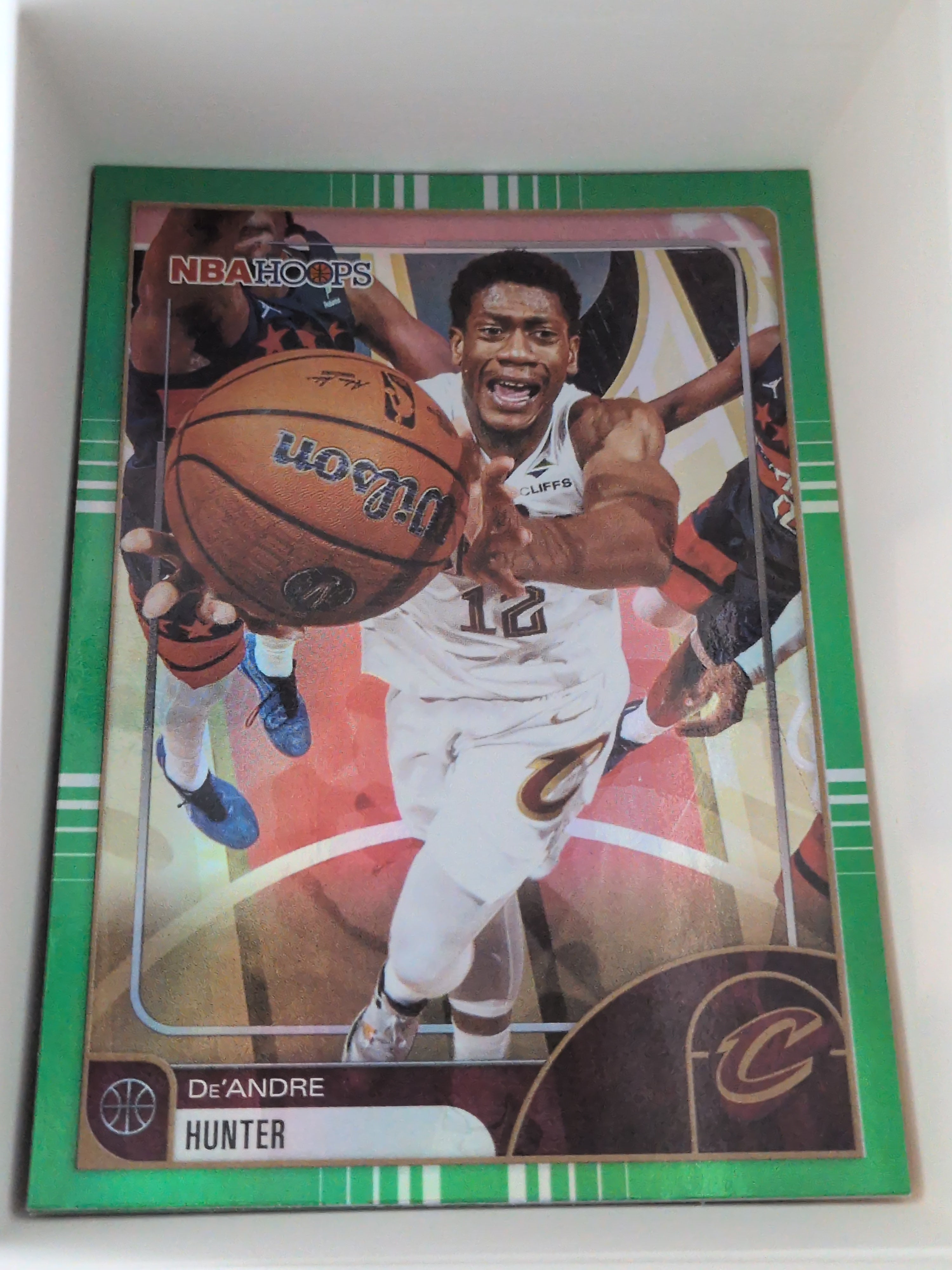 De'Andre Hunter Green Hoops 2025-26 Topps NBA Hoops #150
