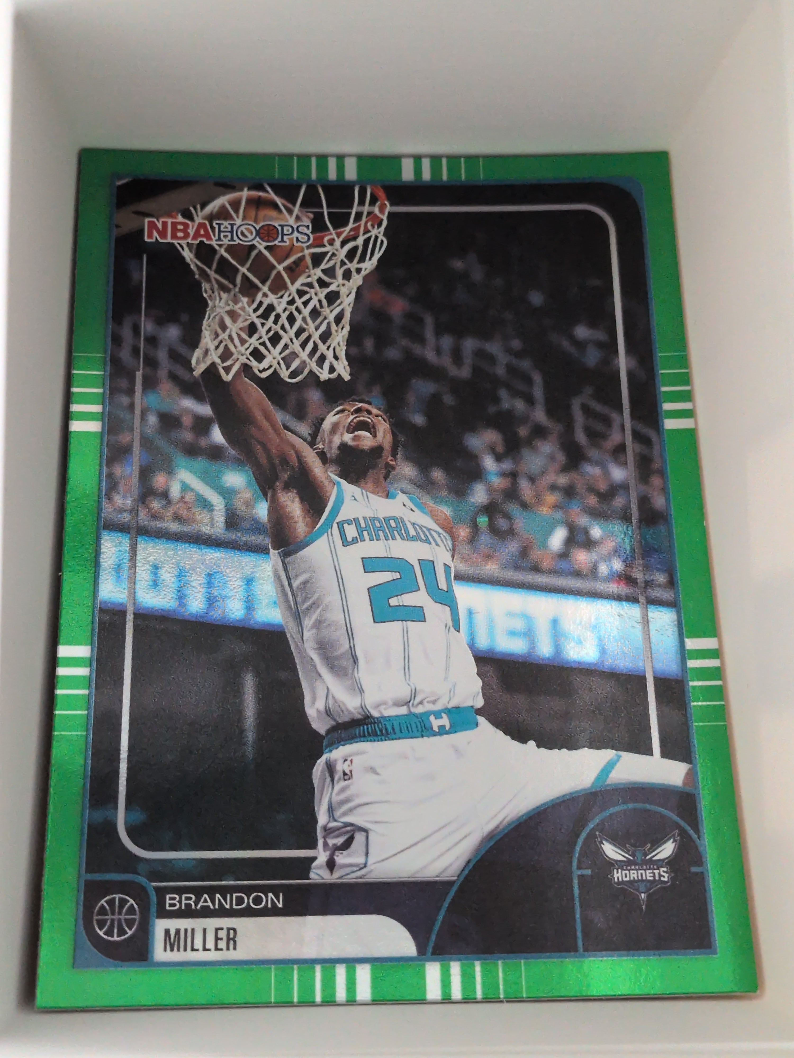 Brandon Miller Green Hoops 2025-26 Topps NBA Hoops #80