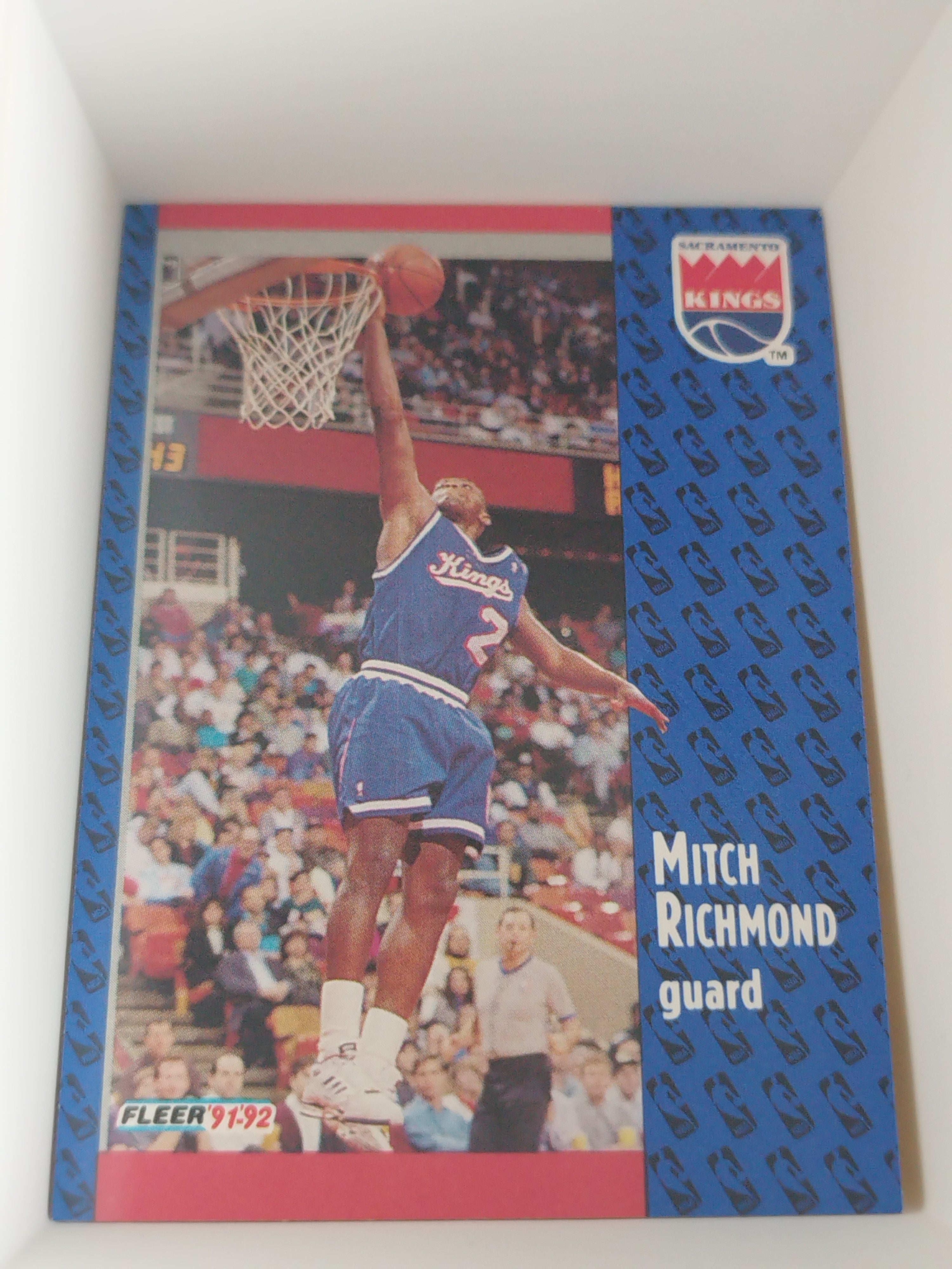Mitch Richmond 1991-92 Fleer Base #350