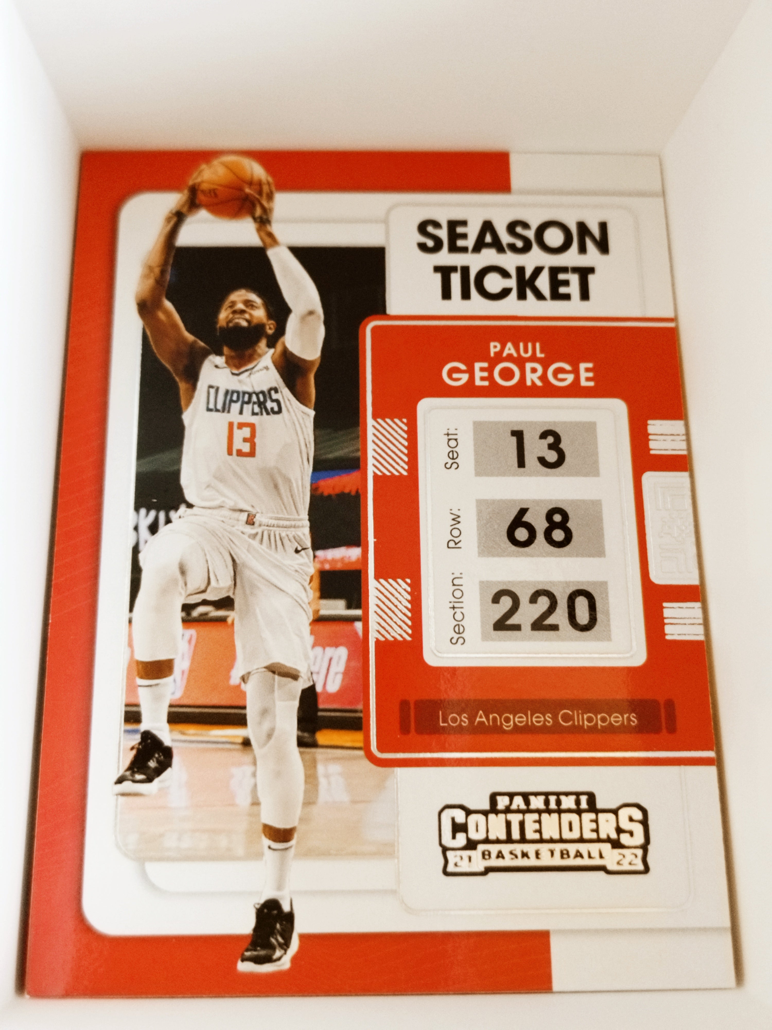 2021-22 Panini Contenders #32.1 - Paul George