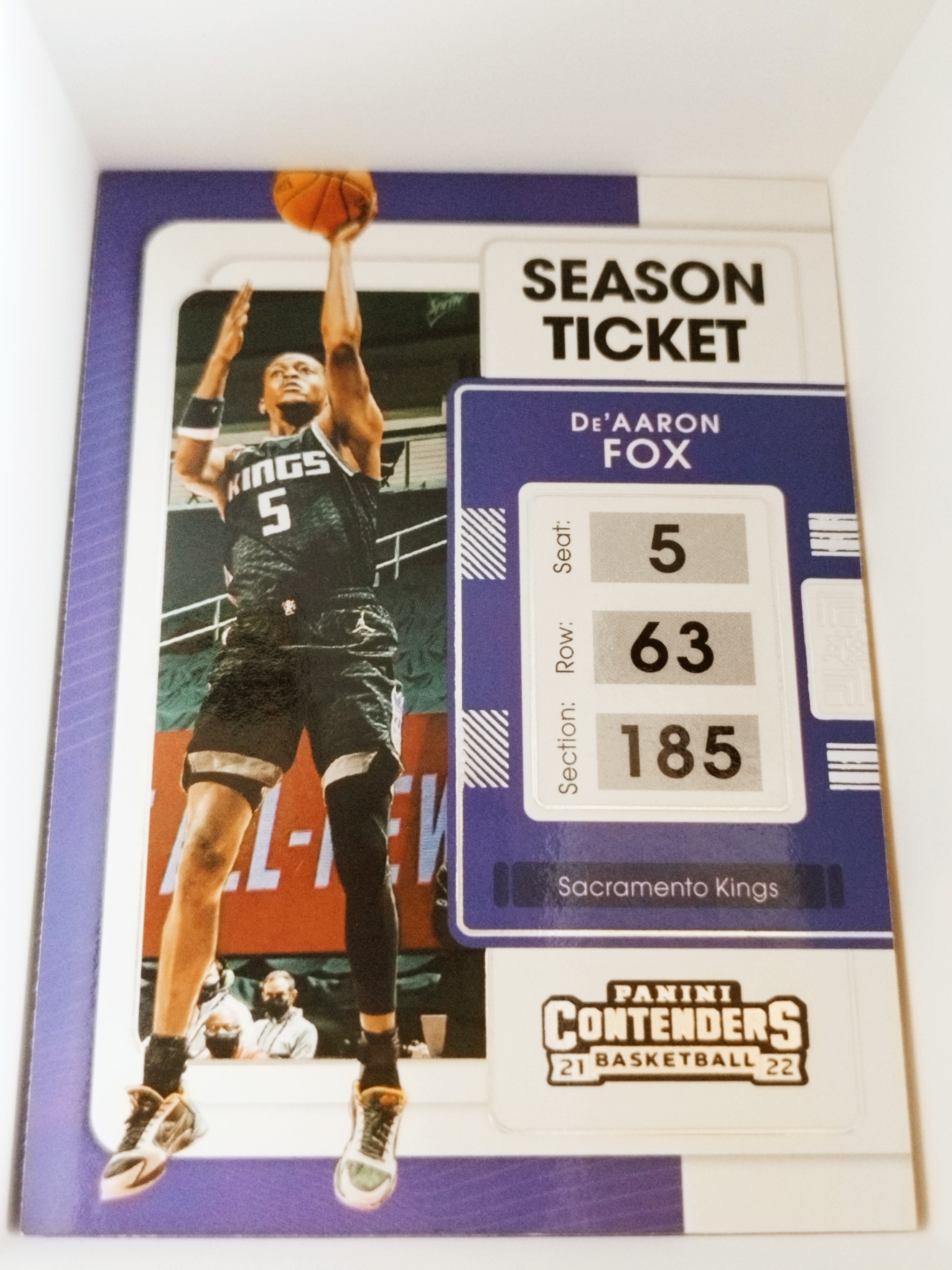 2021-22 Panini Contenders #59.1 - De'Aaron Fox