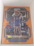 Jordan Poole 2021-22 Panini Prizm Orange Ice Prizm Base #222