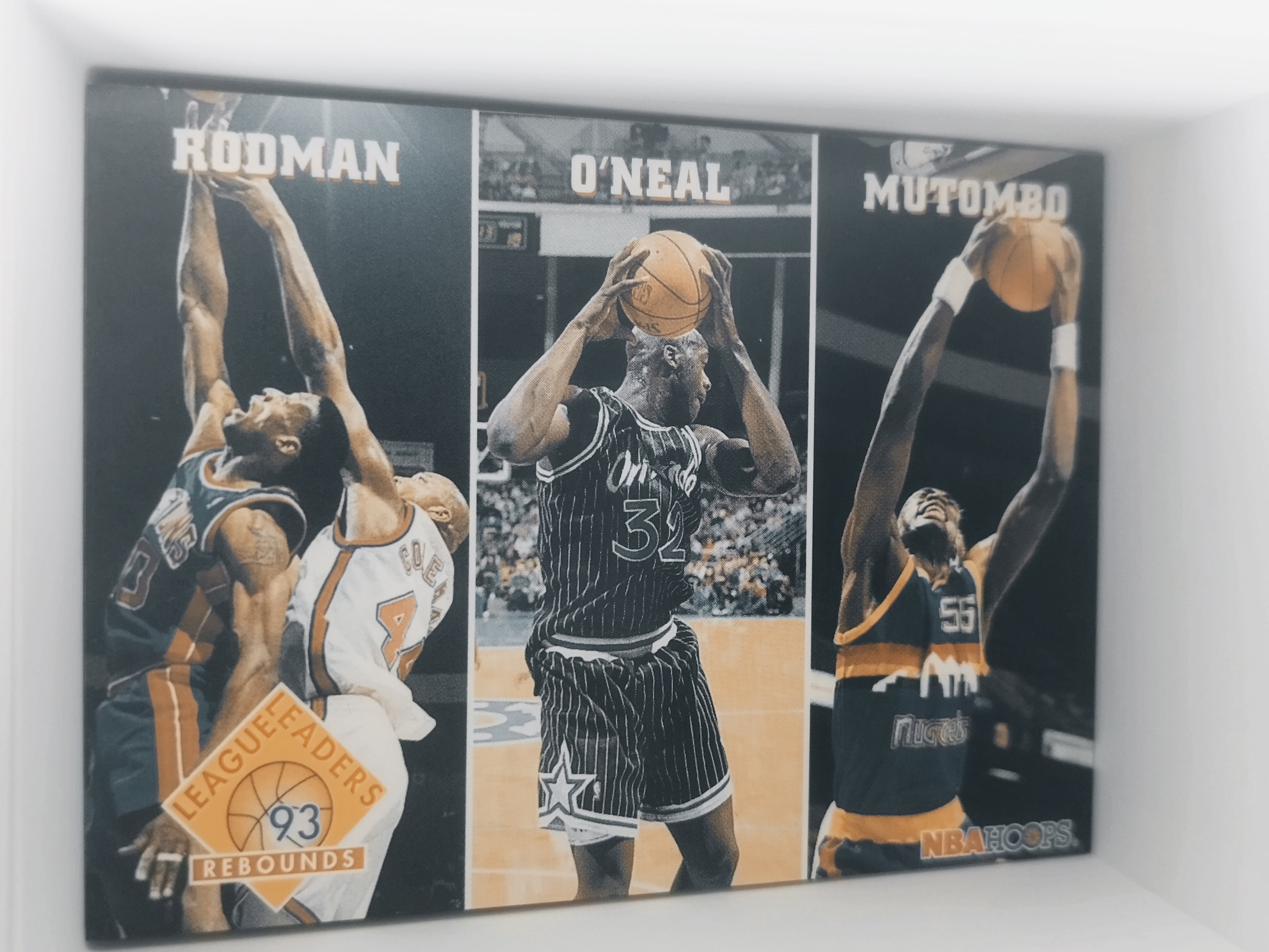 Rodman / Shaq / Mutombo 1993-94 NBA Hoops All-Defensive Team #284