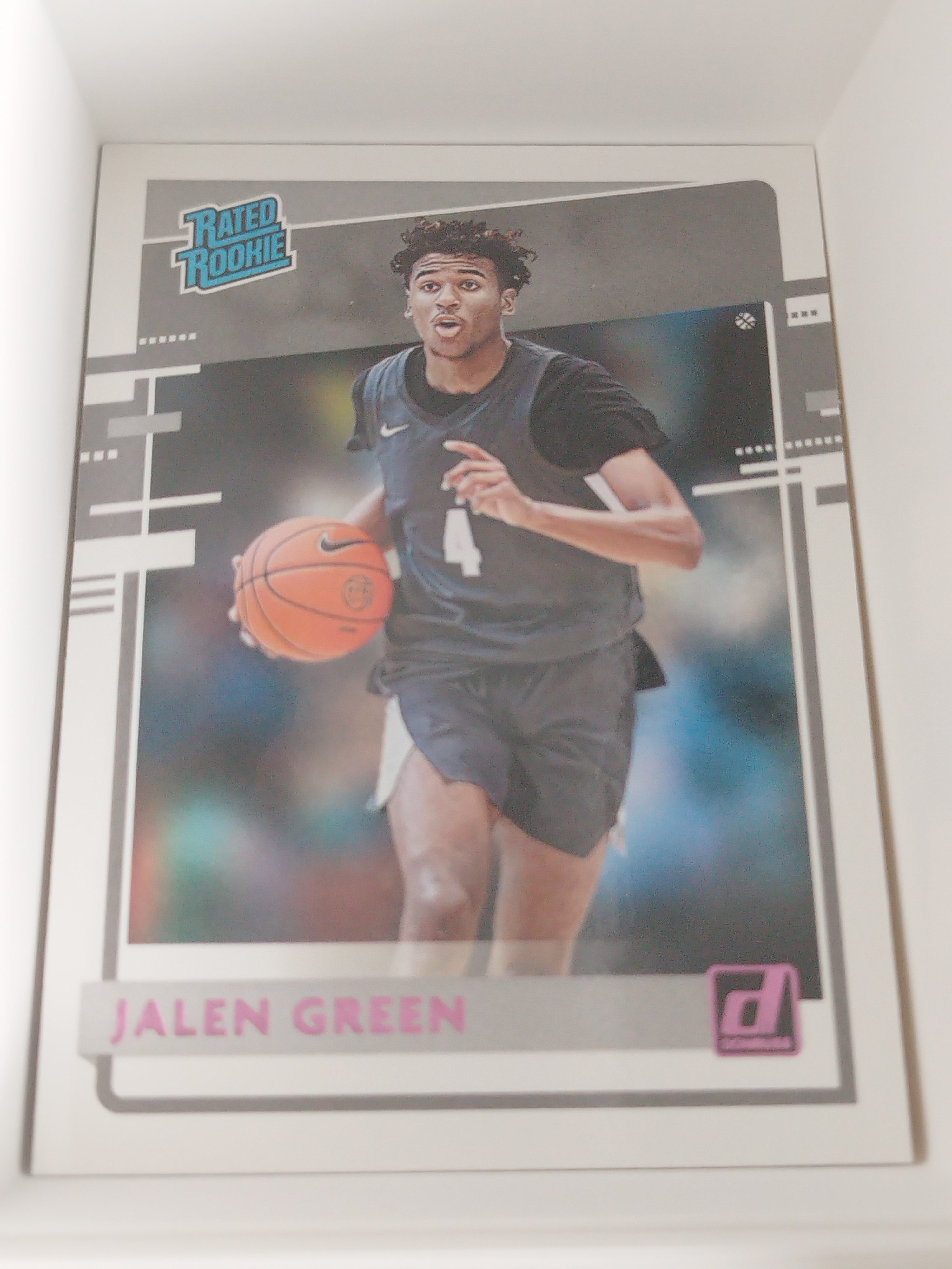 Jalen Green 2021-22 Panini Chronicles Draft Picks Donruss Rated Rookies Pink Base #29