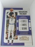 2021-22 Panini Contenders #82 - Carmelo Anthony