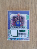 Jonathan Kuminga 2021-22 Panini Contenders Rookie Ticket Swatches Green Ice #RTS-JKU