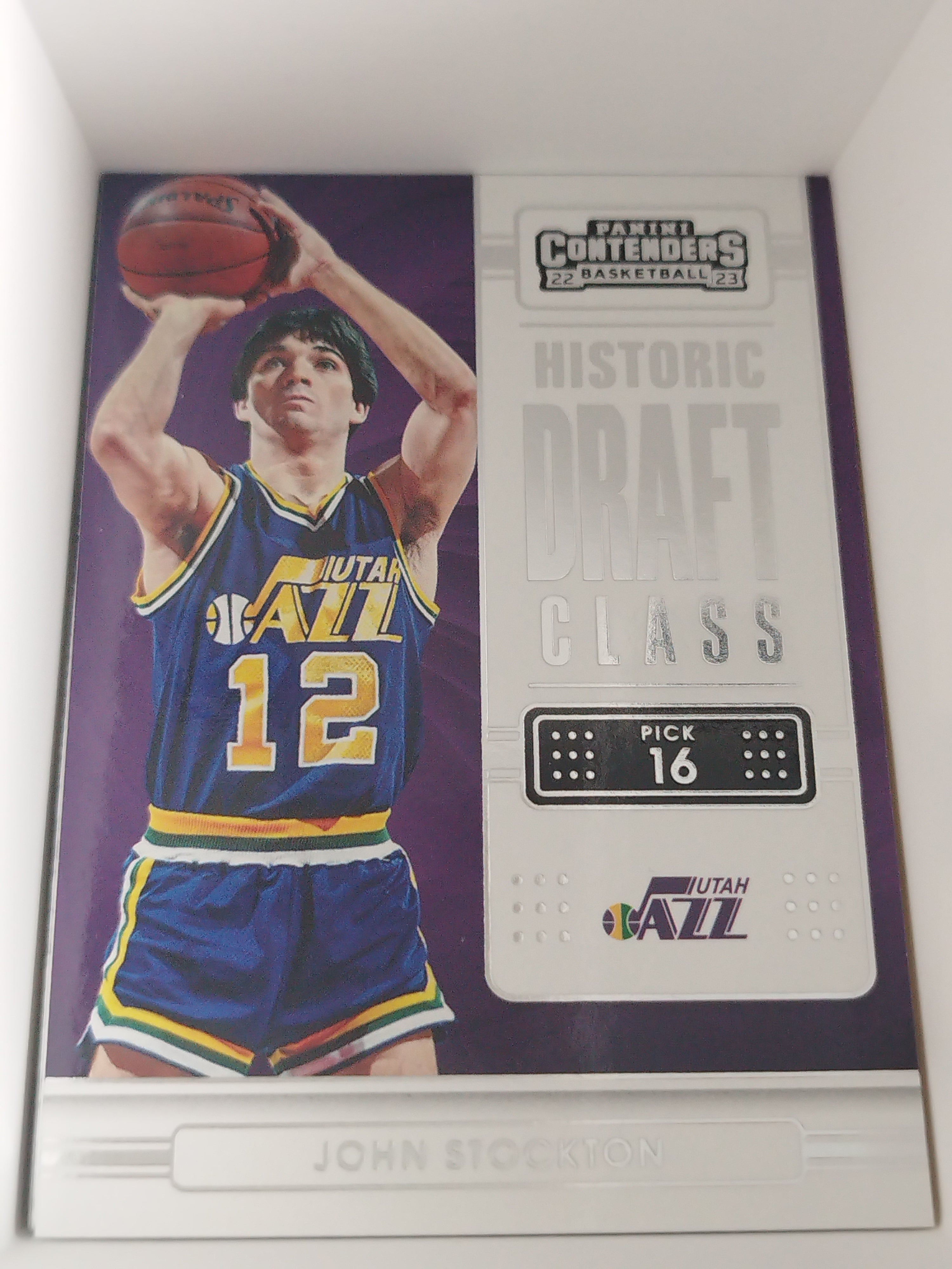 John Stockton 2022-23 Panini Contenders Historic Draft Class Contenders #25