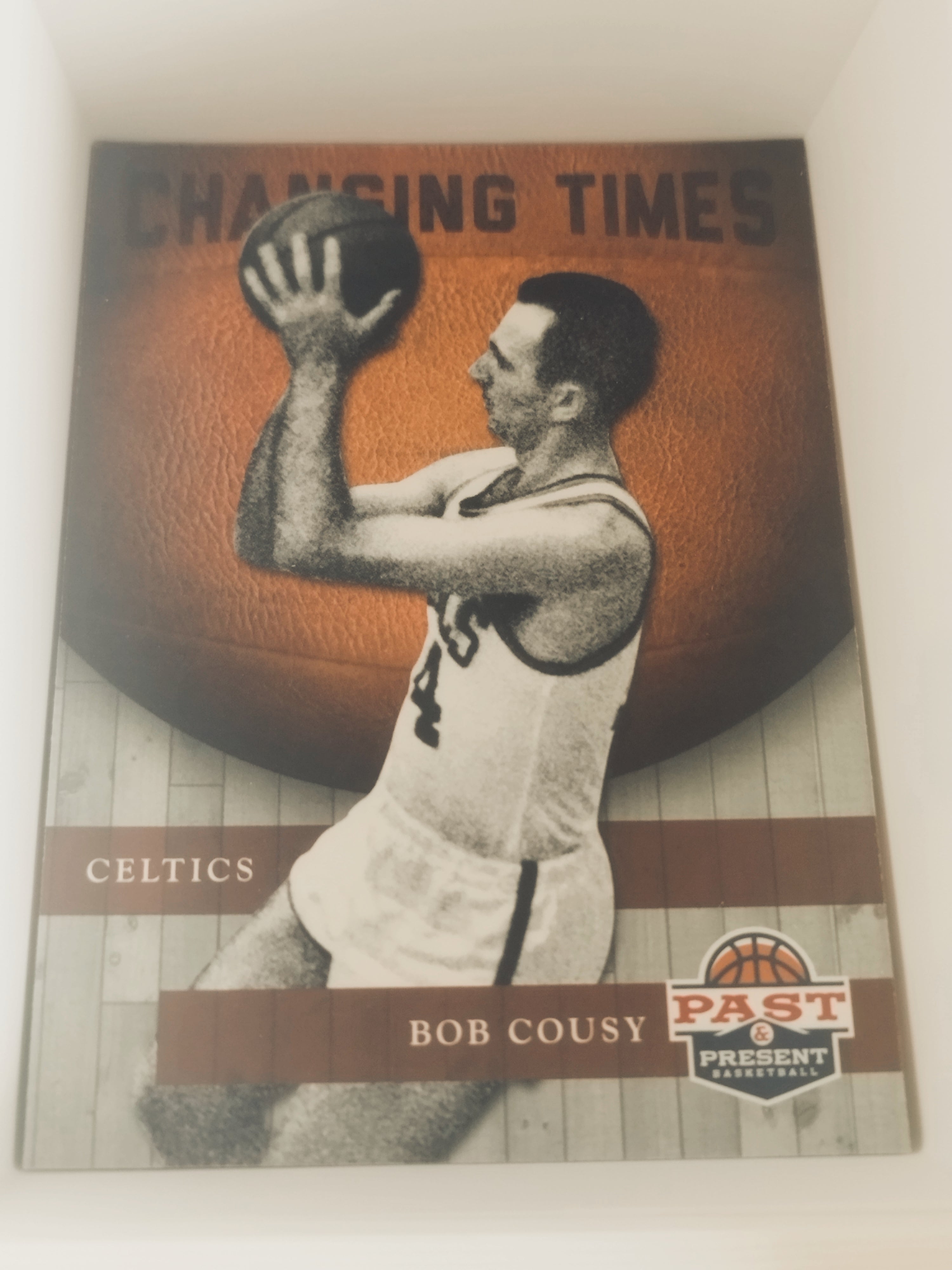 Bob Cousy 2011-12 Panini Past & Present Changing Times Insert #5