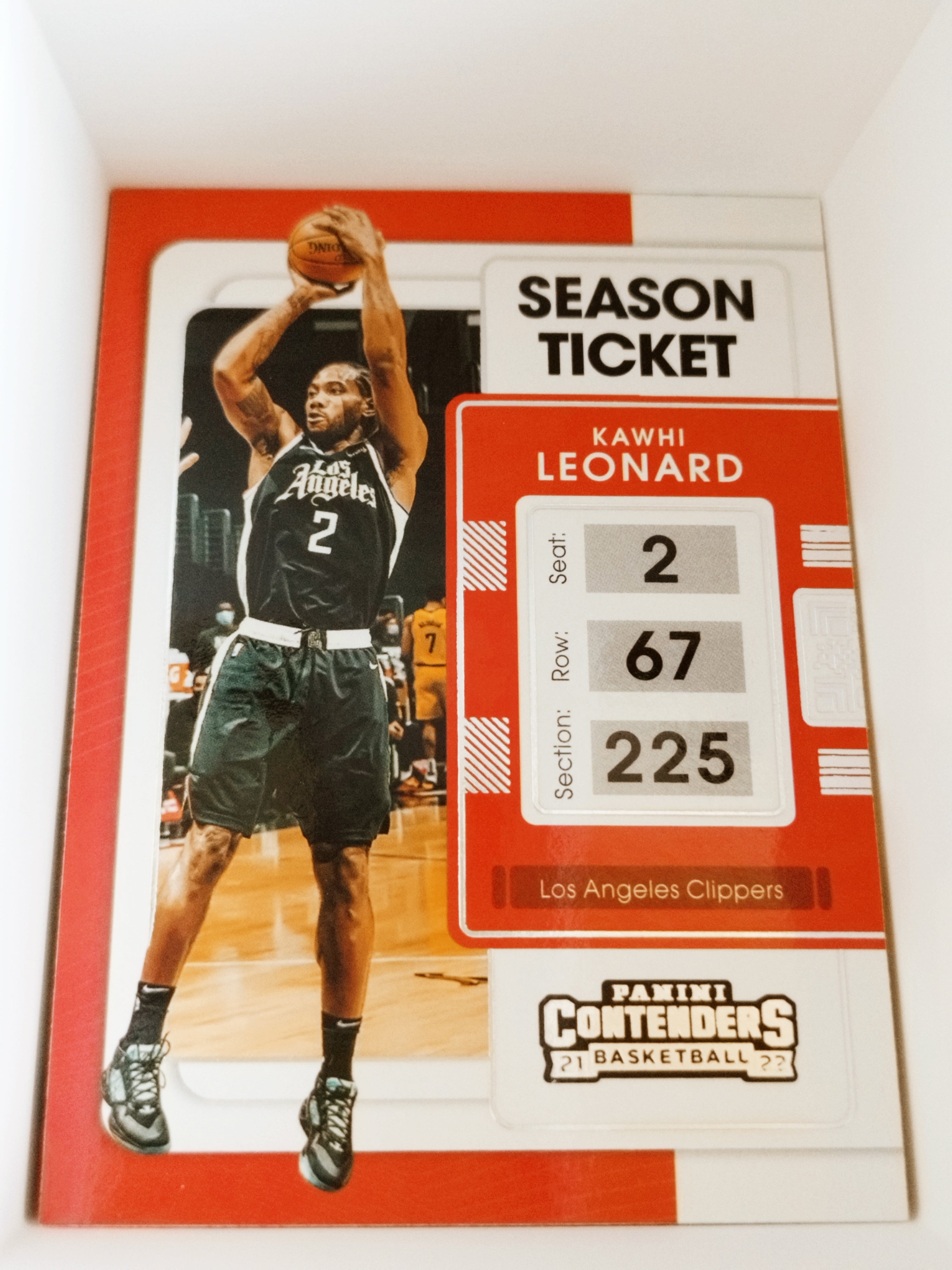 2021-22 Panini Contenders #22.1 - Kawhi Leonard