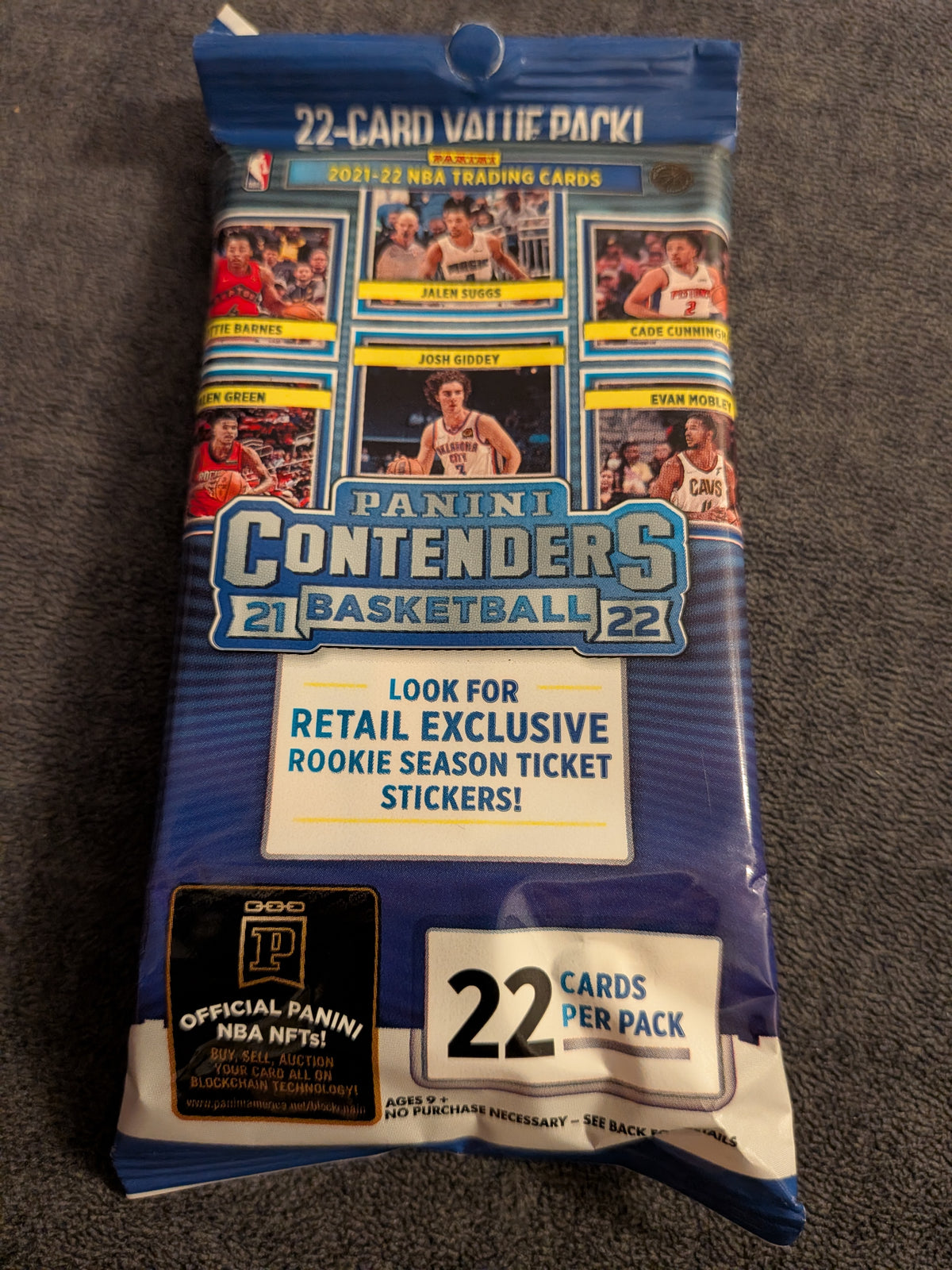2021/22 Panini Contenders Basketball Fat Pack