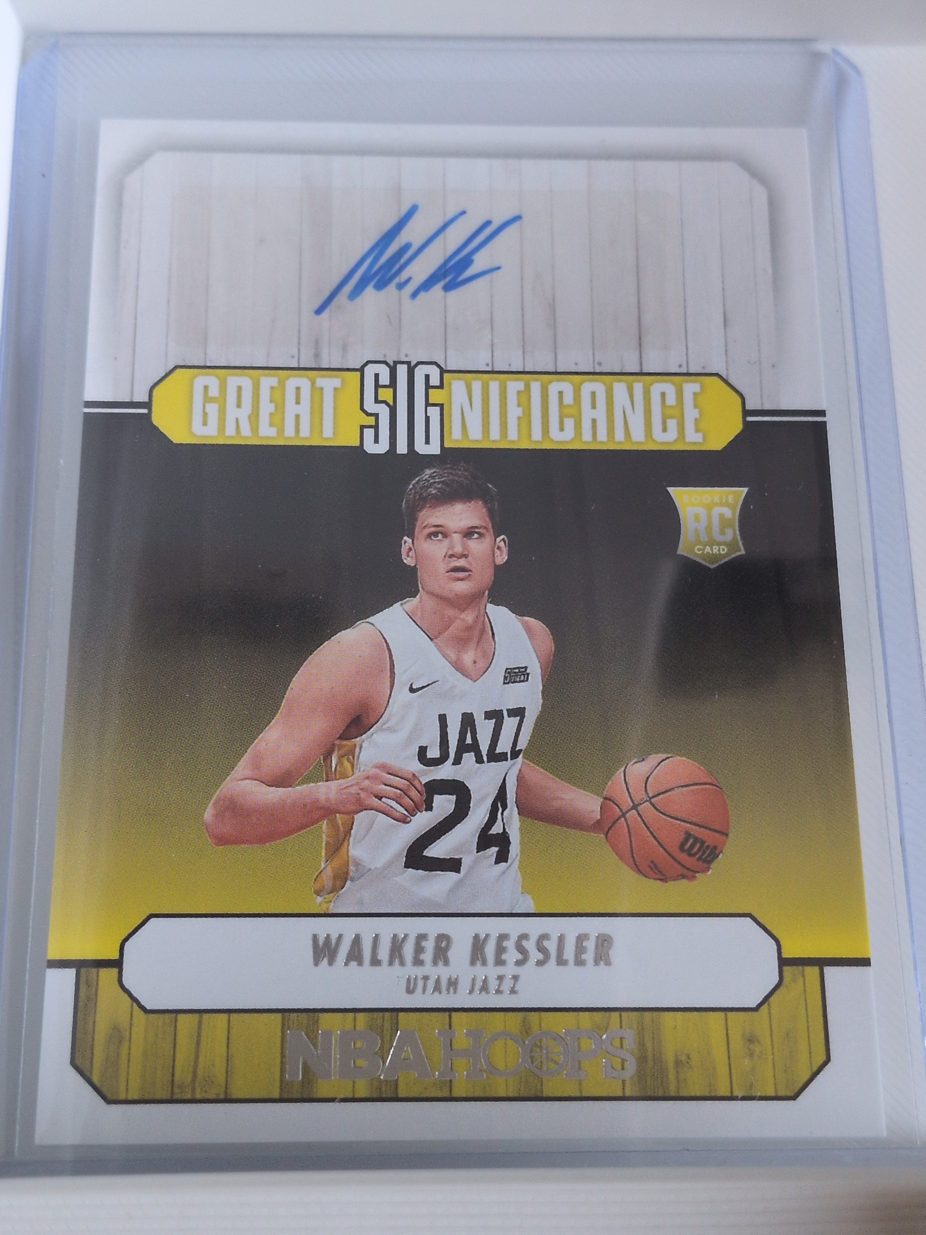 Walker Kessler 2022-23 Panini NBA Hoops Great SIGnificance Auto #GS-WKK