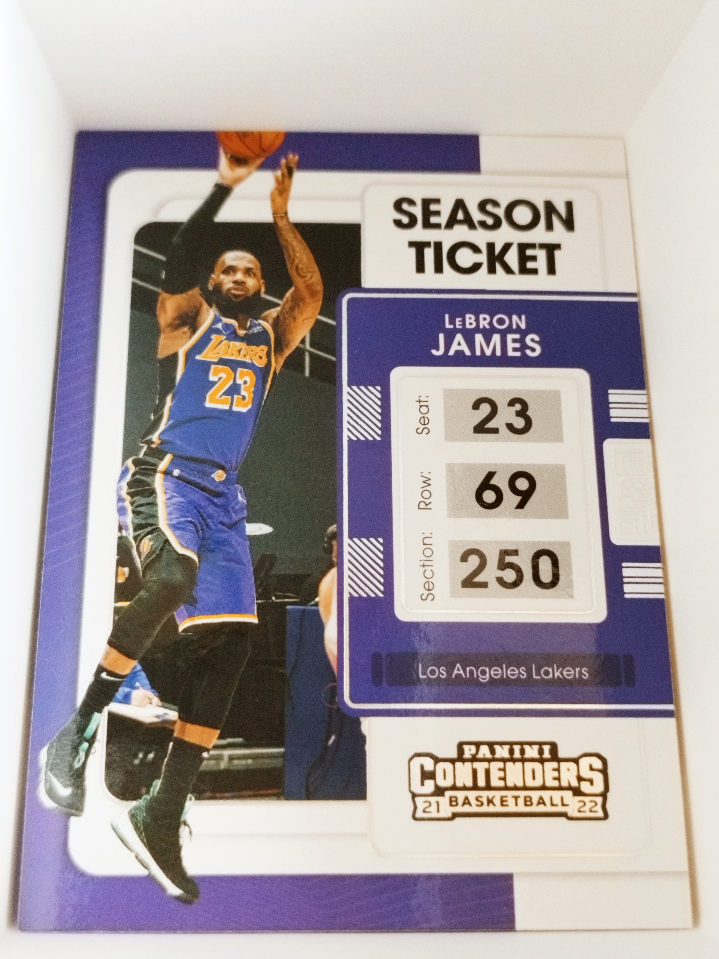 2021-22 Panini Contenders #62.1 - LeBron James
