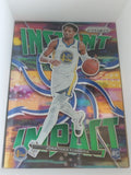 2021-22 Panini Prizm - Instant Impact - Green Prizm #7 - Jonathan Kuminga