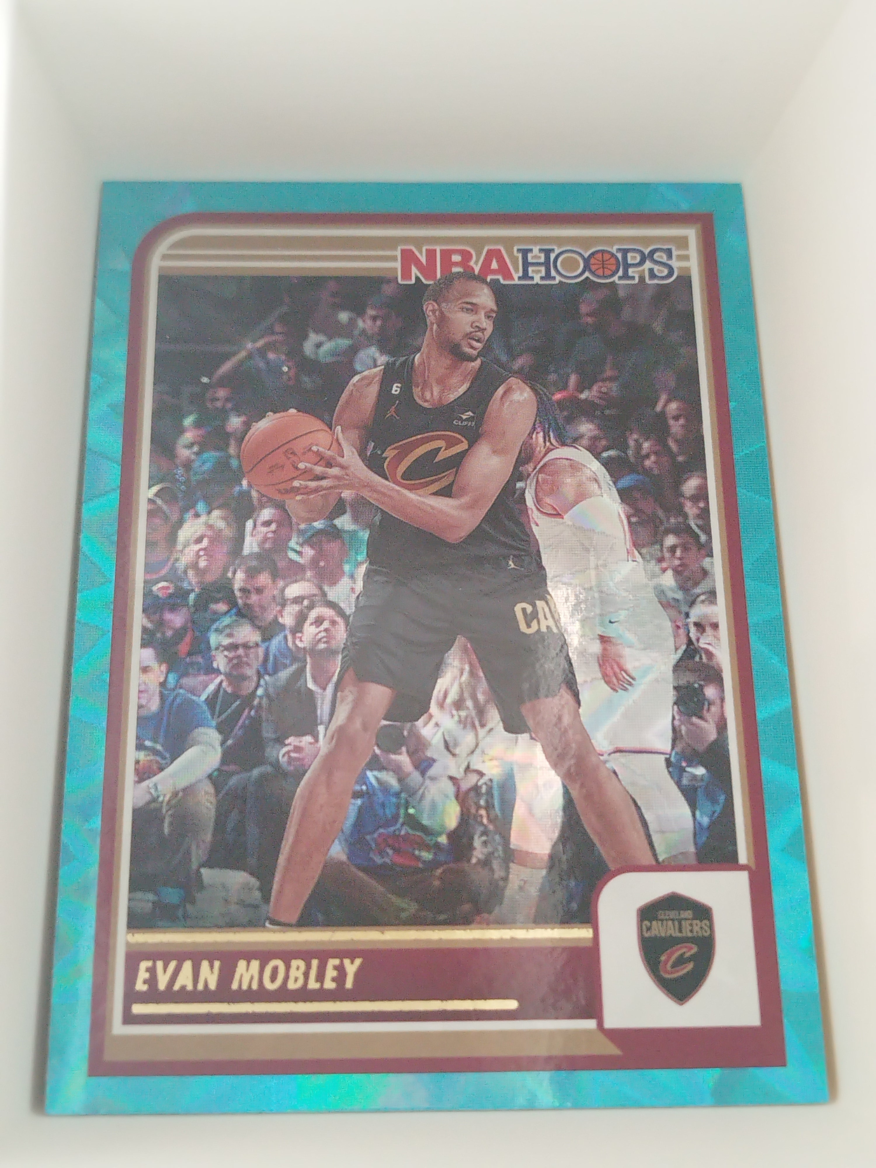 Evan Mobley 2023-24 Panini NBA Hoops Teal Explosion Base #138