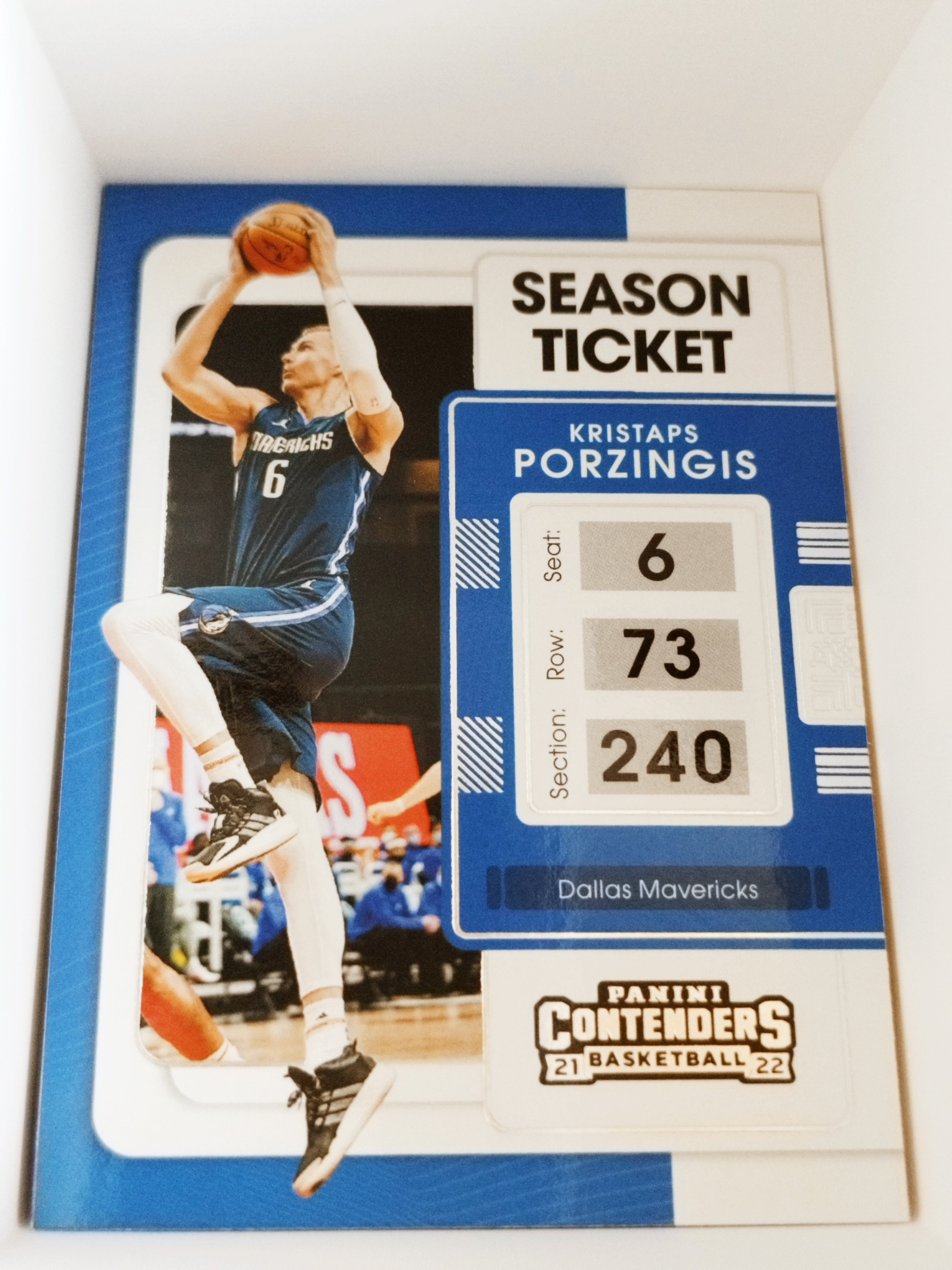 2021-22 Panini Contenders #38 - Kristaps Porzingis