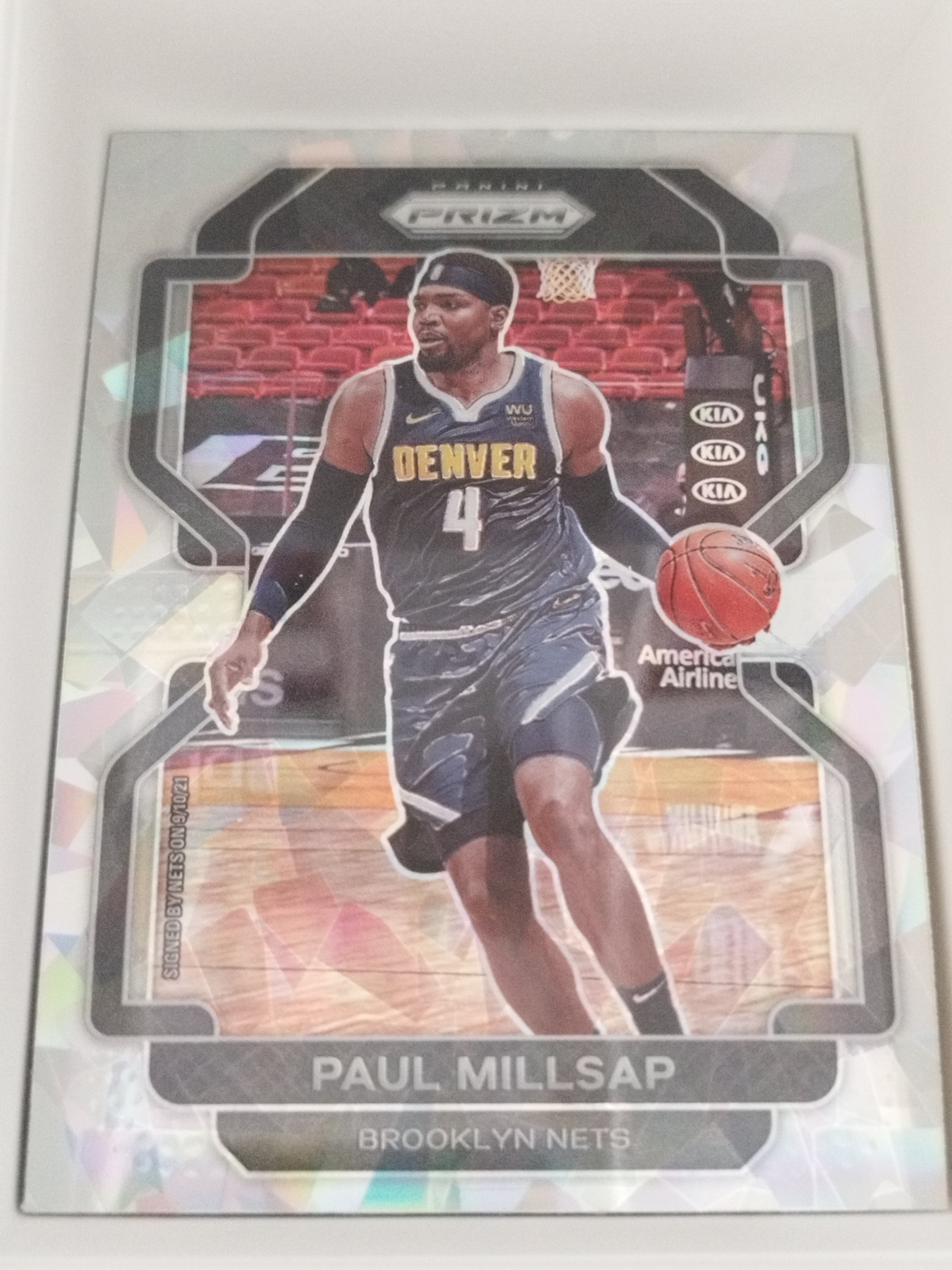2021-22 Panini Prizm - Ice Prizm #46 - Paul Millsap
