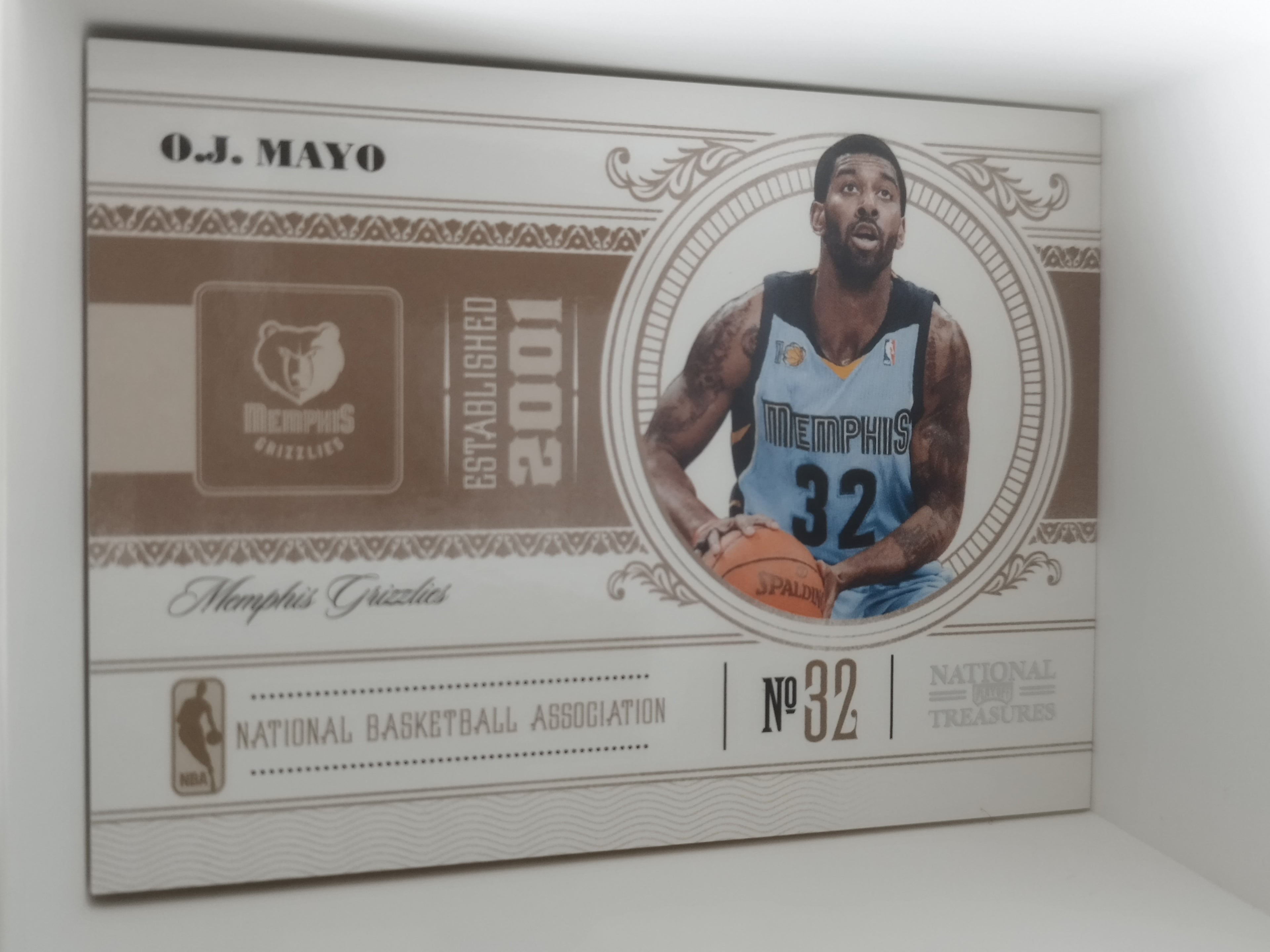 O.J. Mayo 2010-11 National Treasures Base #47 /99