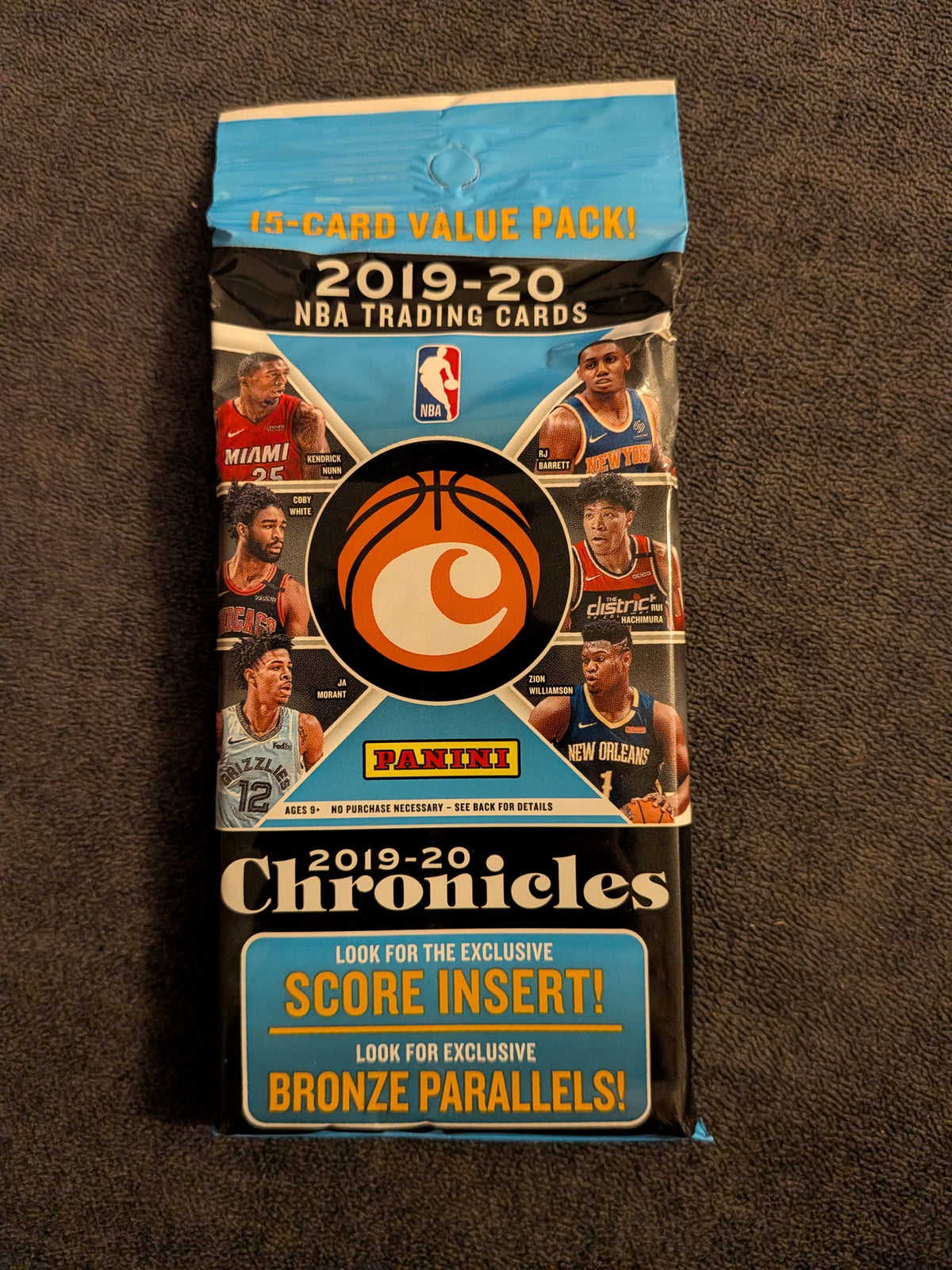 2019/20 Panini Chronicles Basketball Cello Fat Pack