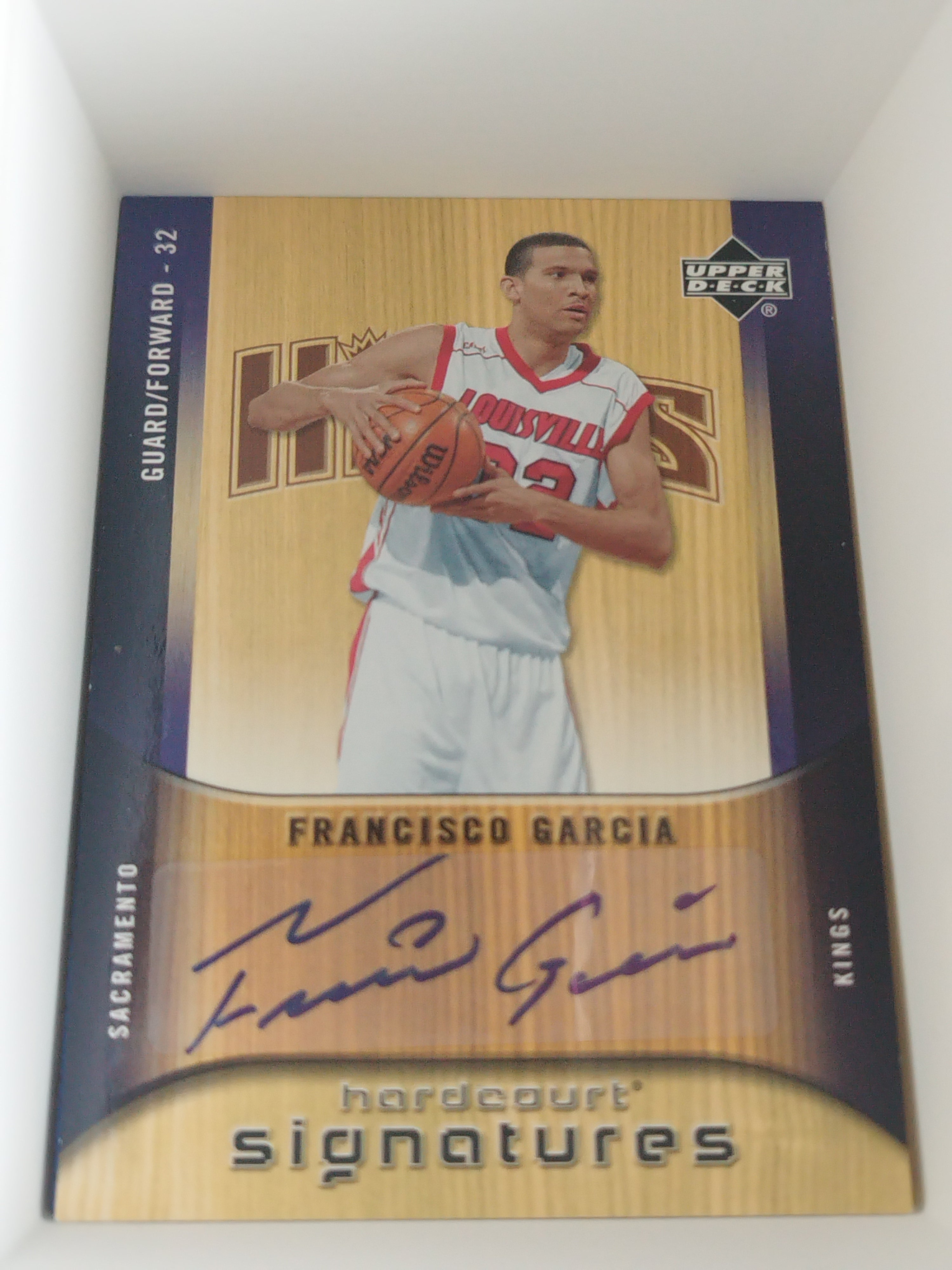 Francisco Garcia 2005-06 Upper Deck Hardcourt Signatures #HS-FG