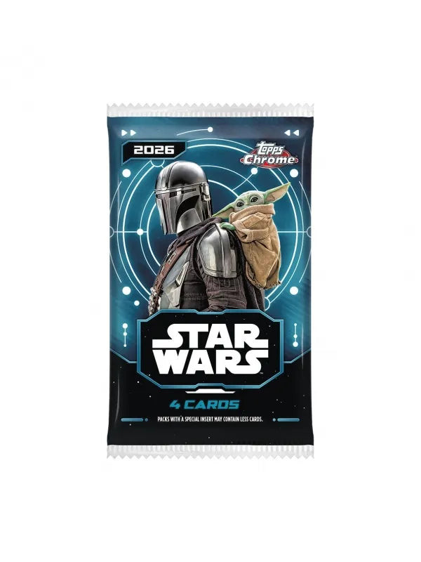 2026 Topps Chrome Star Wars Value Box · 8 sobres - foto 2